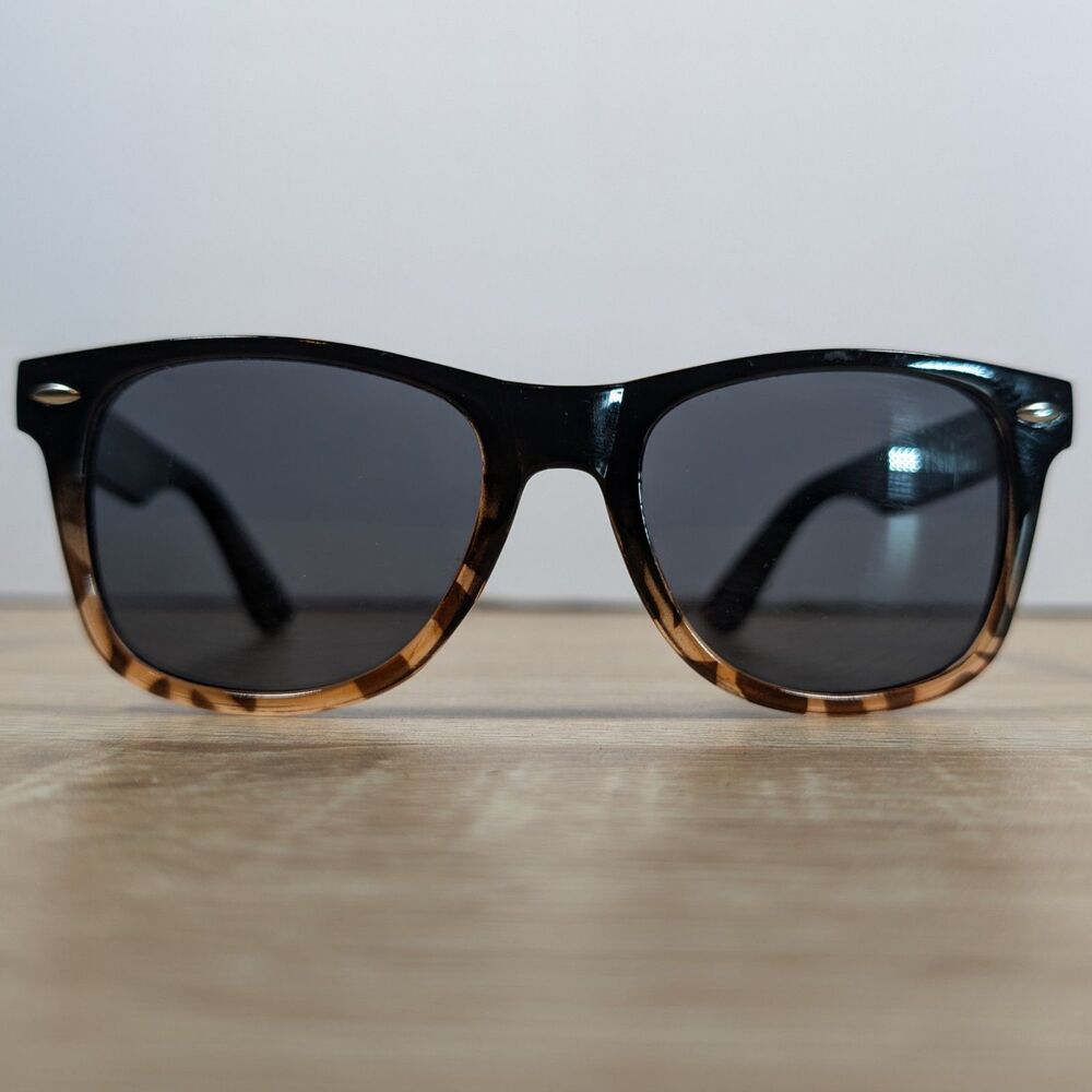 KREDOM Nostalgic Sunglasses Tortoise Fade Black Unisex Retro
